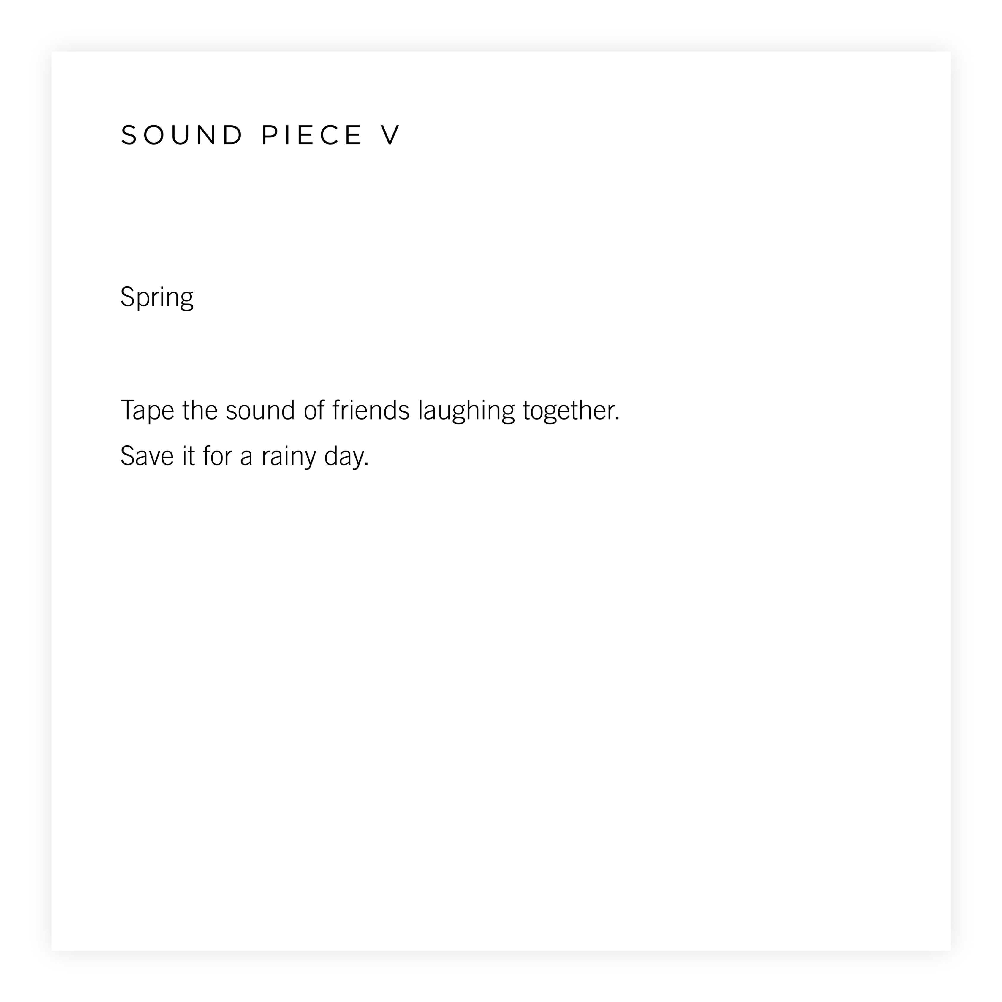 SOUND PIECE V thumbnail